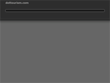 Tablet Screenshot of dottourism.com
